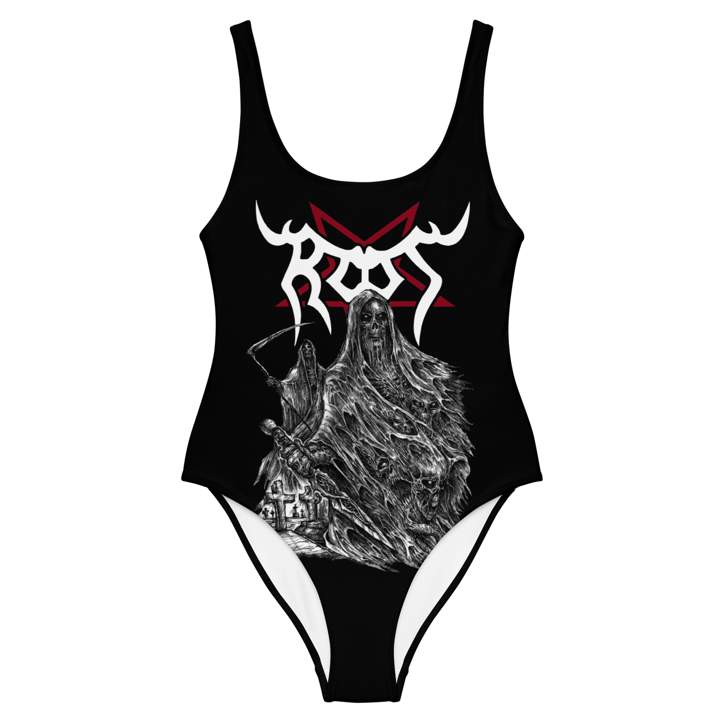Root Reaper official licensed swimming bodysuit by Metal Mistress