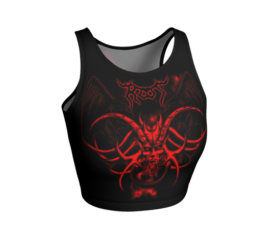 Root The Book official crop top by Metal Mistress