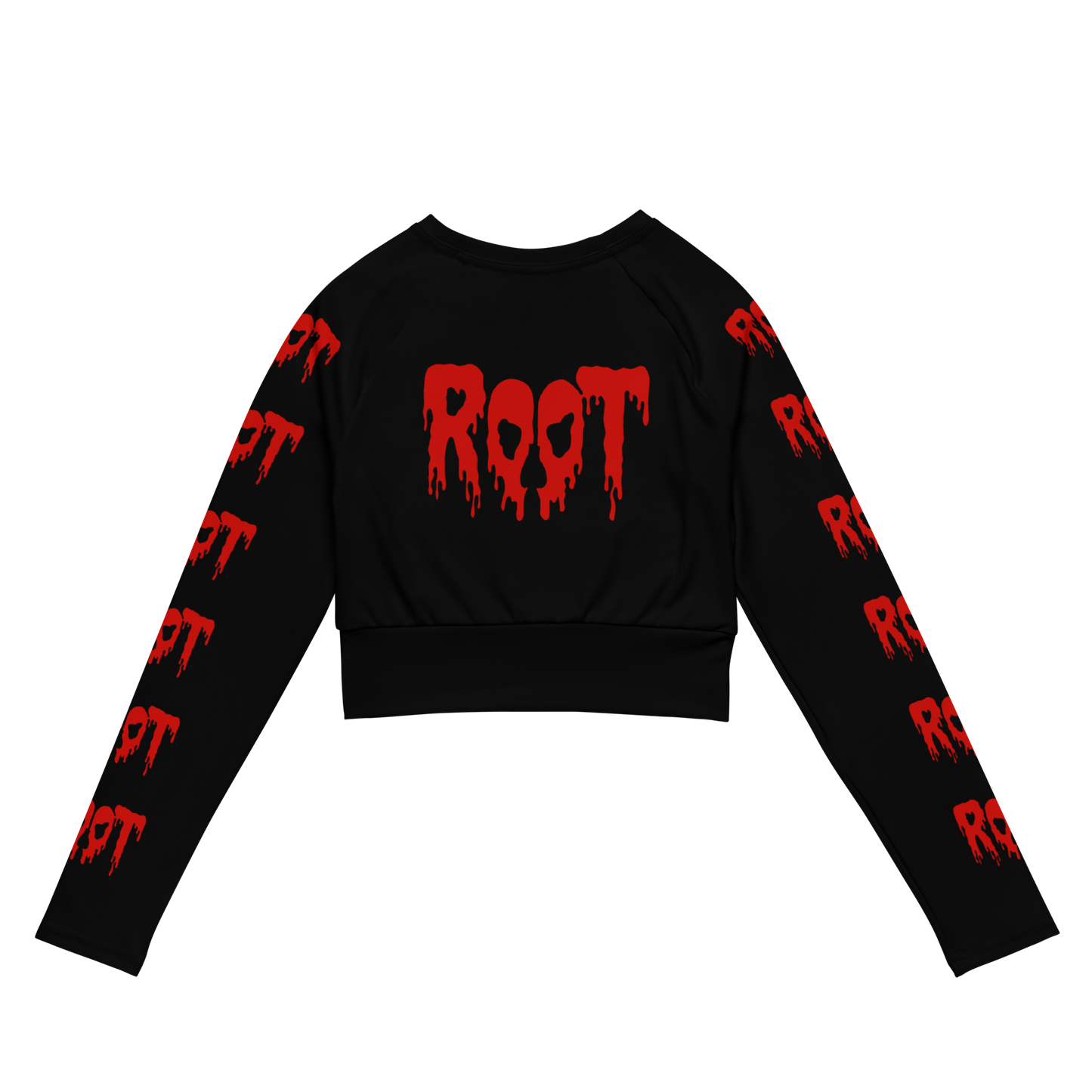 ROOT The Temple of the Underworld Long Sleeve Crop Top
