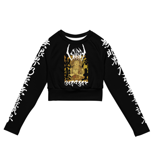 SIGH Buddha Long Sleeve Crop Top