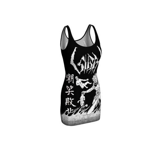 Sigh Scorn Defeat official bodycon dress by Metal Mistress