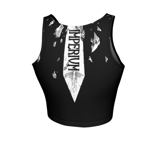 Imperium Sword and Skull official fitted crop top by Metal Mistress