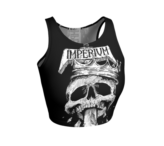 Imperium Sword and Skull official fitted crop top by Metal Mistress