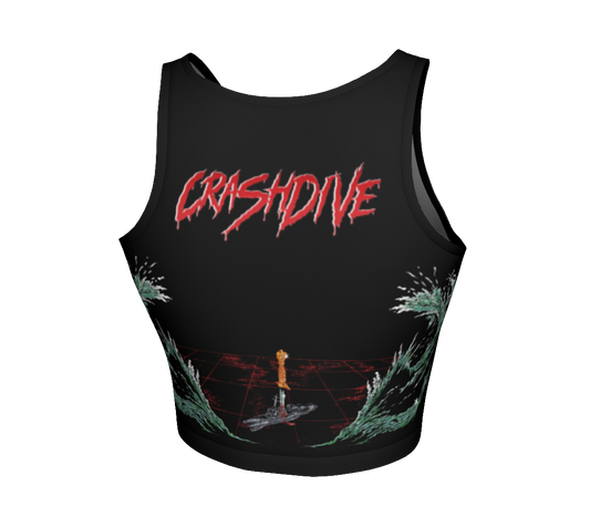 Tailgunner Crashdive official crop top by Metal Mistress