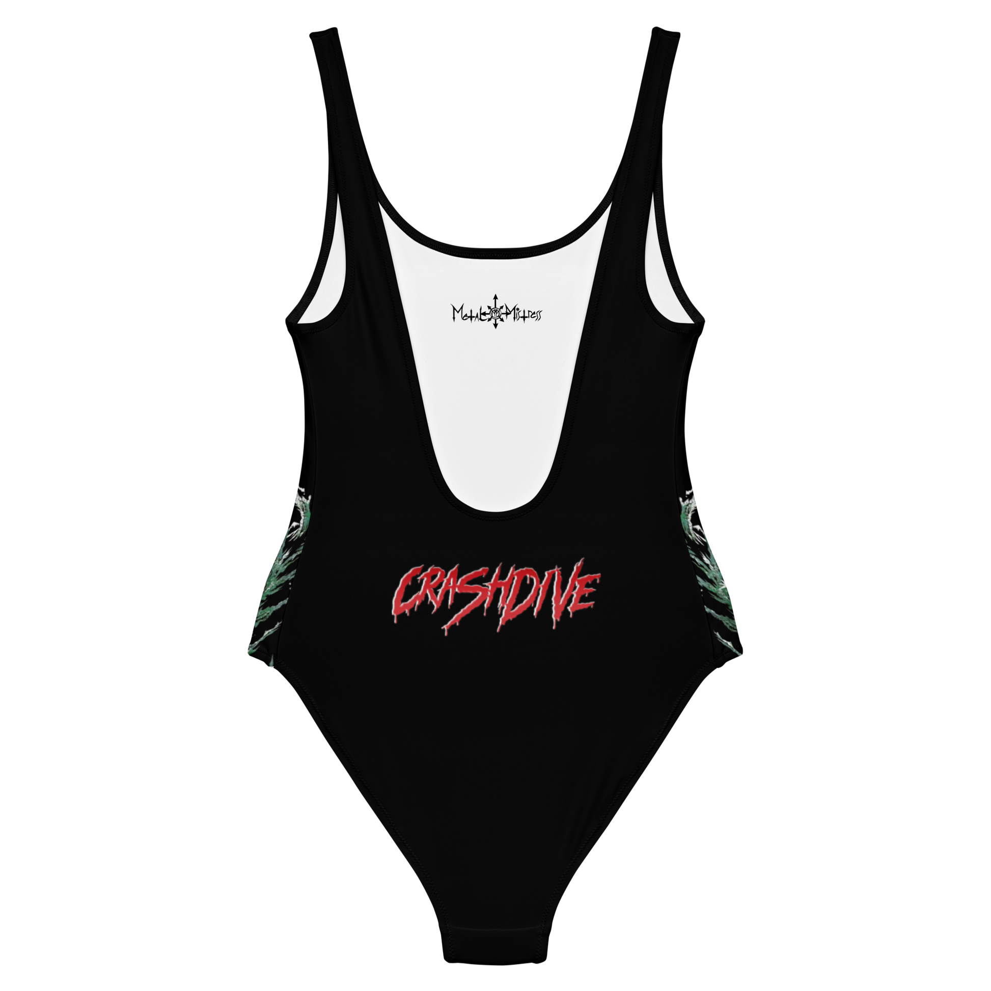 Tailgunner Crashdive official licensed one piece swimsuit by Metal Mistress