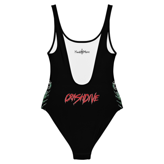 Tailgunner Crashdive official licensed one piece swimsuit by Metal Mistress