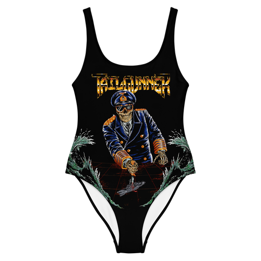 Tailgunner Crashdive official one piece swimsuit by Metal Mistress