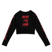 Tailgunner Guns For Hire official licensed long sleeve crop top by Metal Mistress