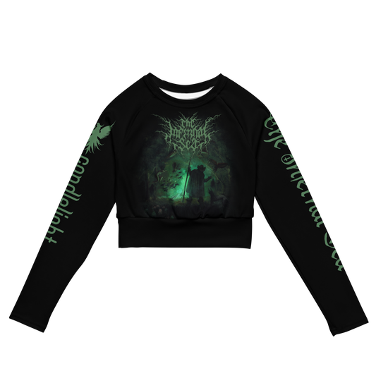 The Infernal Sea - Hellfenlic official long sleeve crop top by Metal Mistress