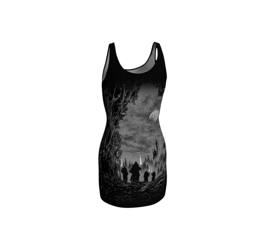 THE INFERNAL SEA Negotium Crucis Bodycon Dress