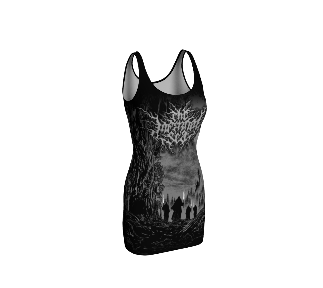 The Infernal Sea - Negotium Crucis official bodycon dress by Metal Mistress