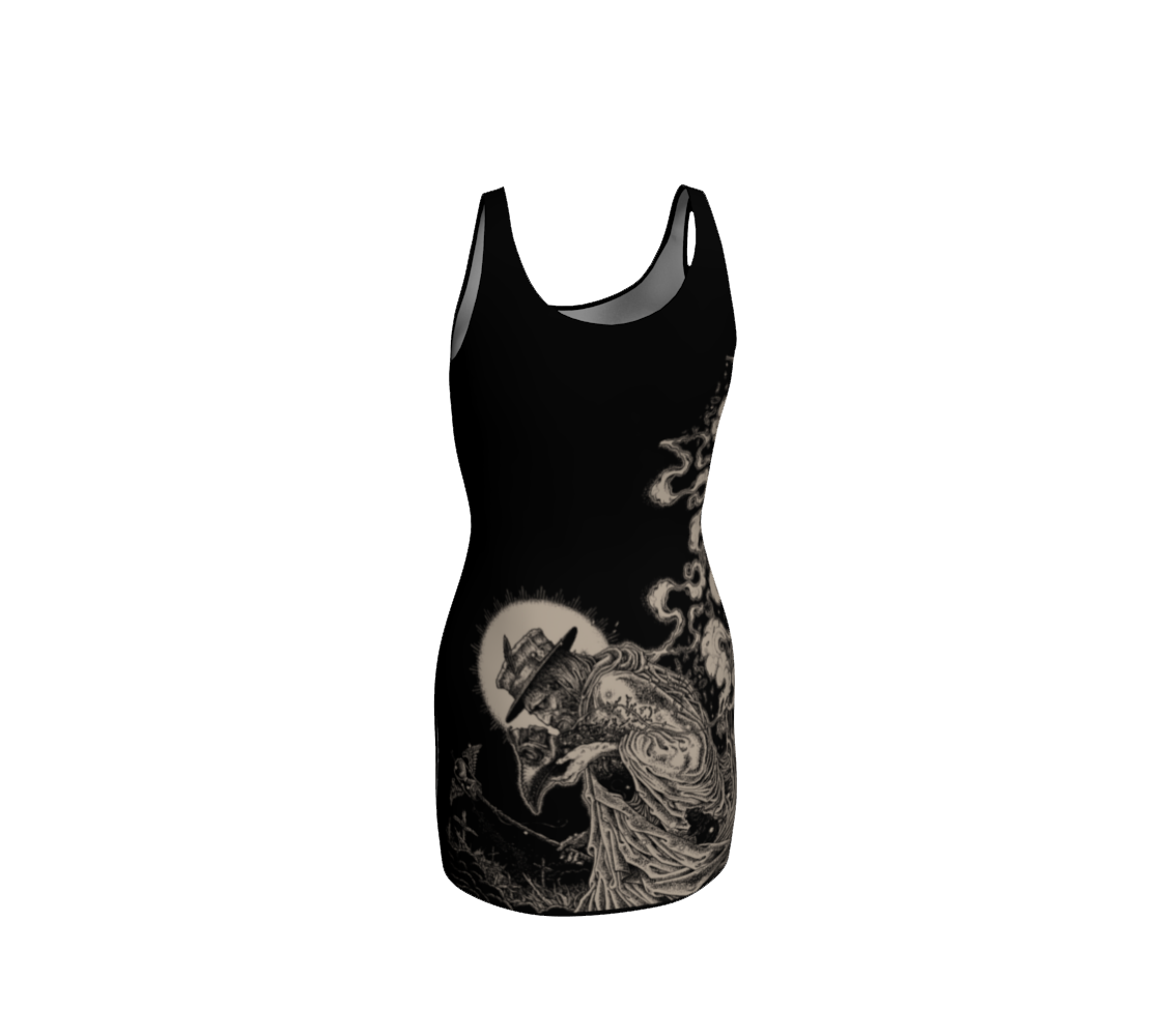 THE INFERNAL SEA The Great Mortality Bodycon Dress