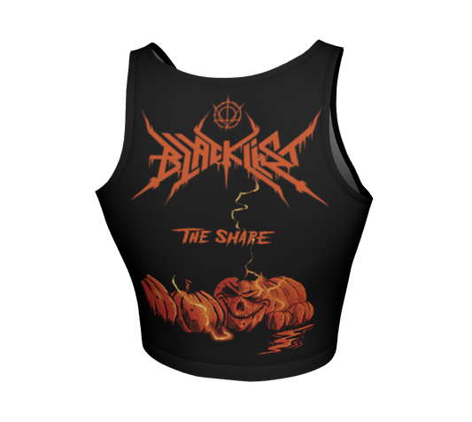 Blacklist (UK) The Shape official fitted crop top by Metal Mistress