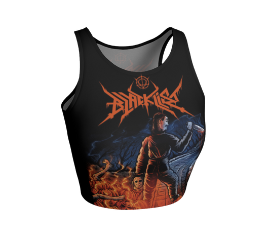 Blacklist (UK) The Shape official fitted crop top by Metal Mistress