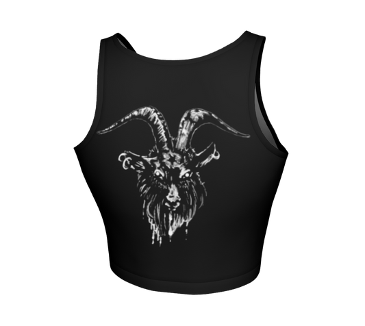 Devastator The Warrior Goat official fitted crop top by Metal Mistress