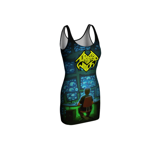 Thrasherwolf A Thousand Eyes official bodycon dress by Metal Mistress