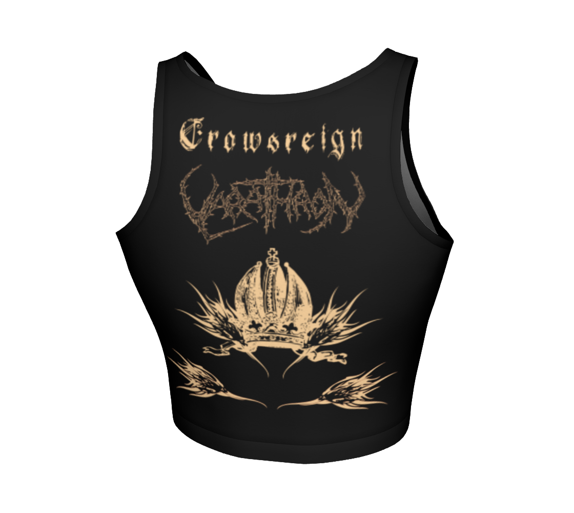 VARATHRON Crowsreign official crop top by Metal Mistress