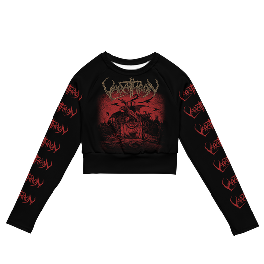 VARATHRON Crowsreign official long sleeve crop top by Metal Mistress
