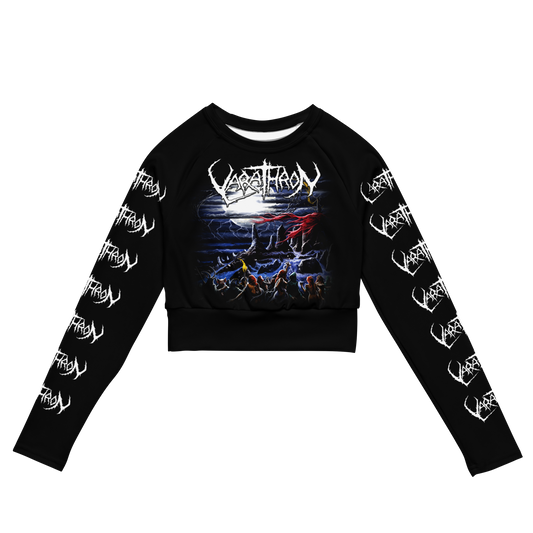 VARATHRON Glorification Under the Latin Moon official long sleeve crop top by Metal Mistress