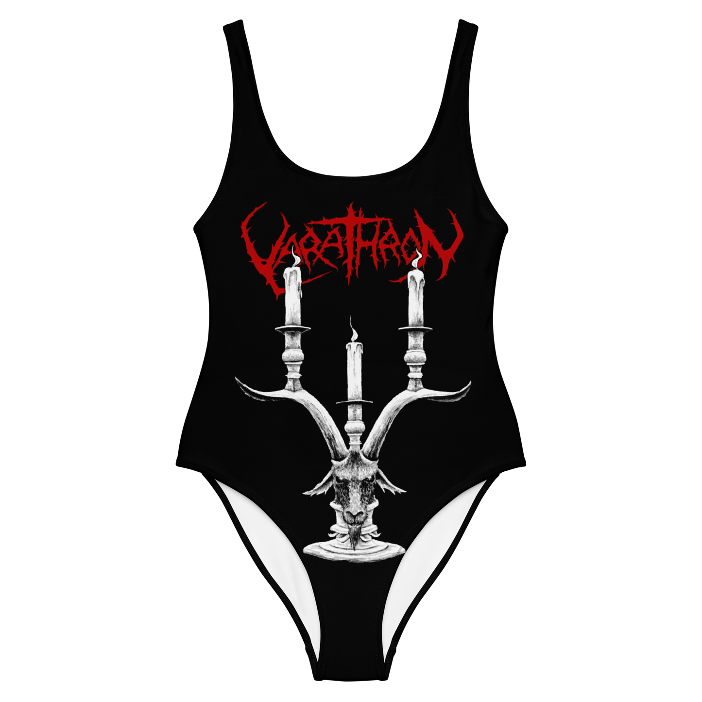Varathron Glorification Under the Latin Moon official swimming bodysuit by Metal Mistress