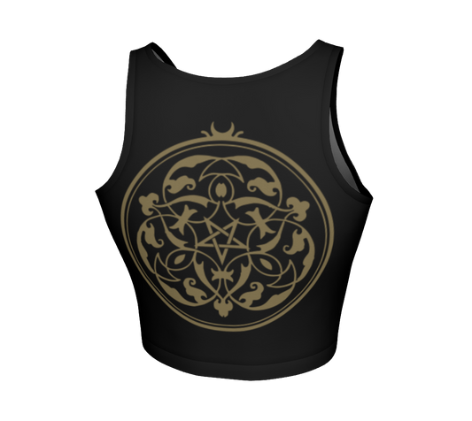 VARATHRON Untrodden Corridors of Hades official crop top by Metal Mistress