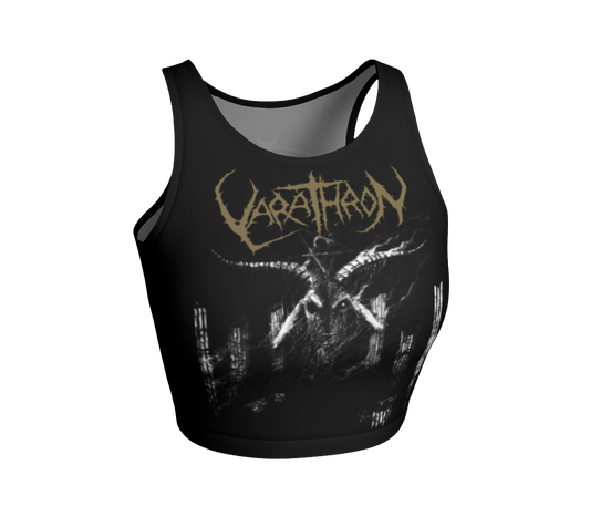VARATHRON Untrodden Corridors of Hades official crop top by Metal Mistress