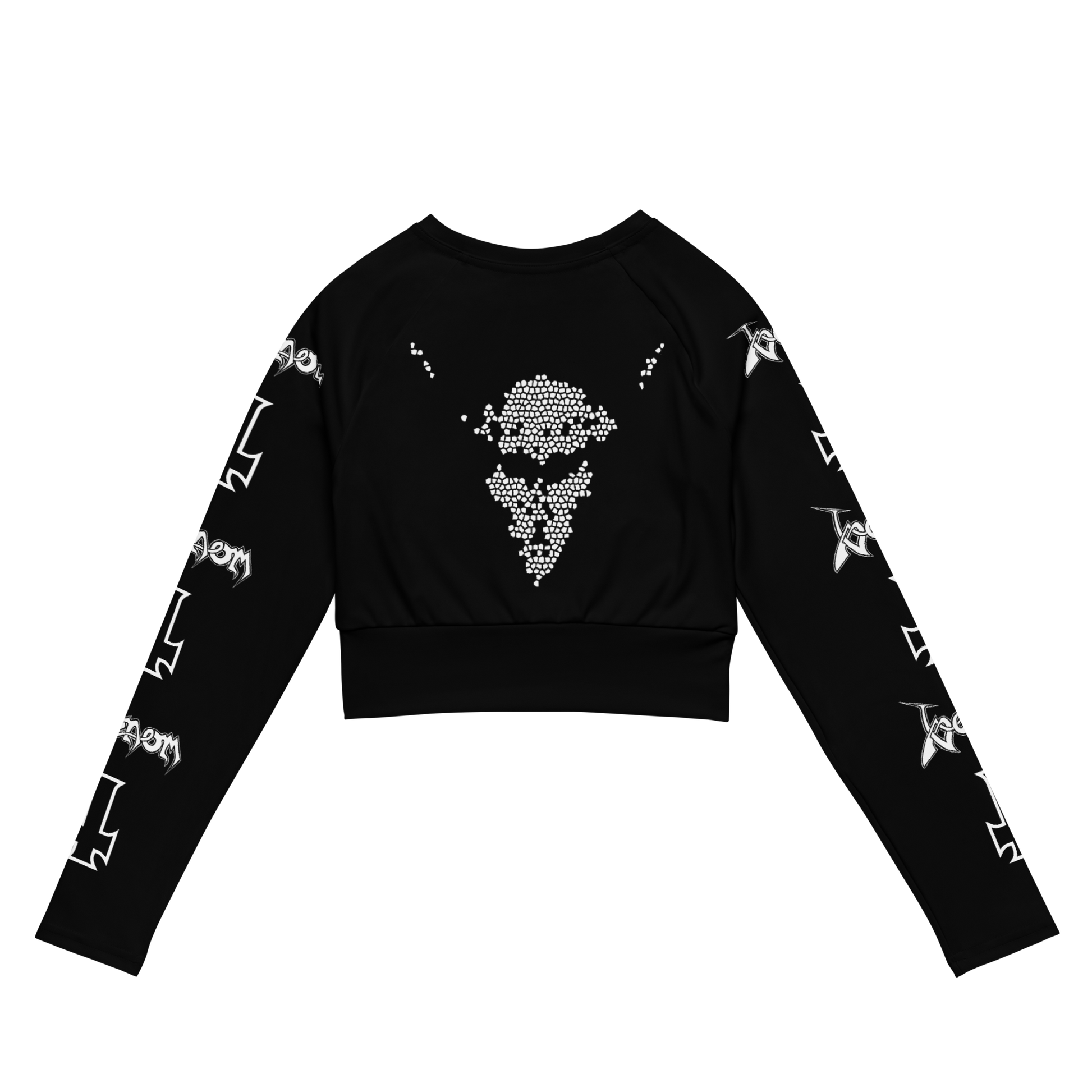 Venom - At War With Satan official long sleeve crop top by Metal Mistress
