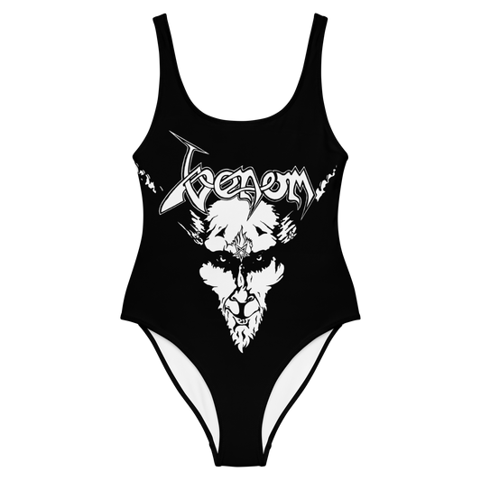 Venom Black Metal official licensed bodysuit for swimming by Metal Mistress
