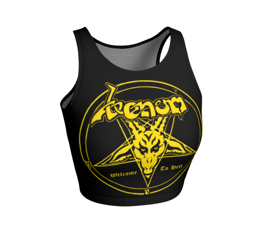 Venom - Welcome to Hell official crop top by Metal Mistress