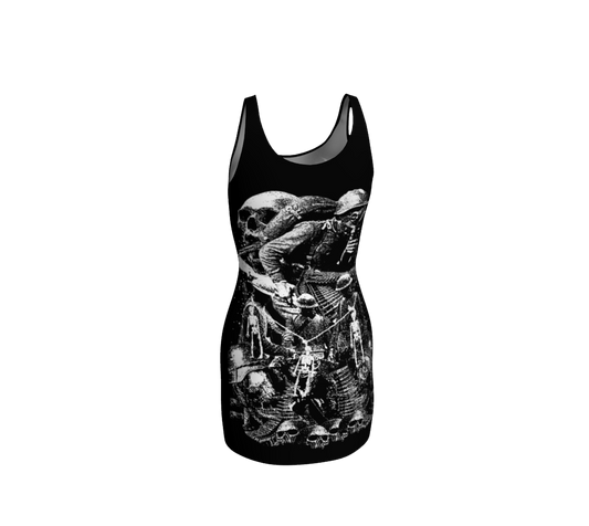 Hellfekted War official bodycon dress by Metal Mistress