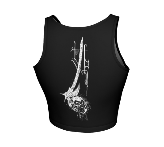 Hellfekted War official fitted crop top by Metal Mistress