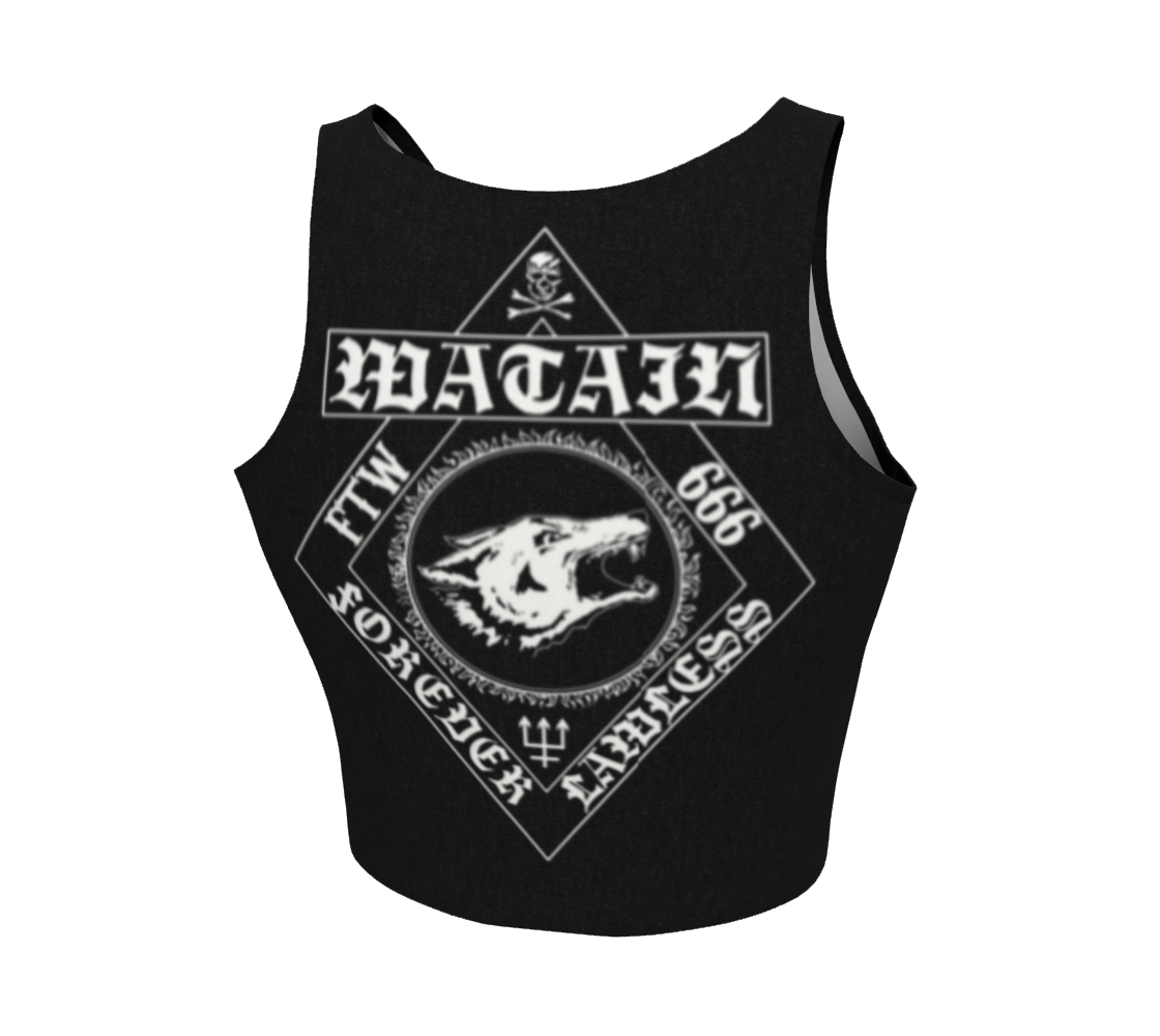 WATAIN Black Metal Militia Crop Top