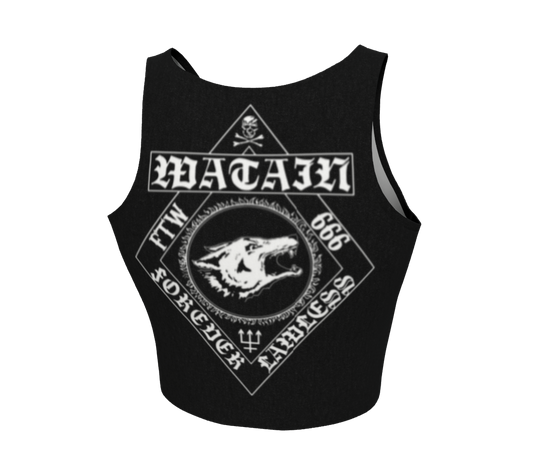 WATAIN Black Metal Militia Crop Top