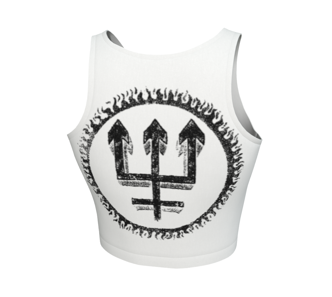 WATAIN Lawless Fitted Crop Top