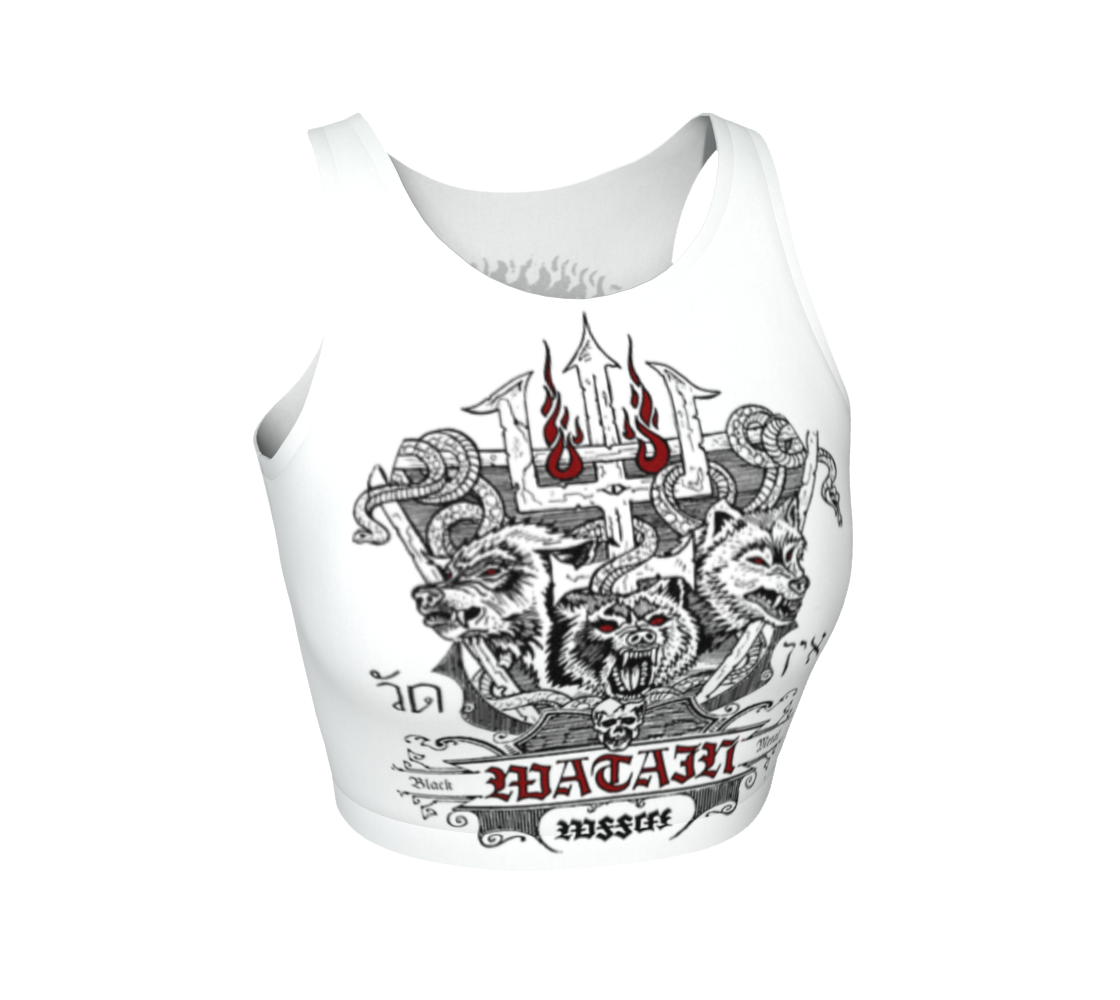 Watain Lawless Darkness official crop top by Metal Mistress