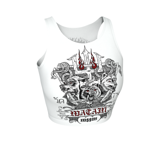 Watain Lawless Darkness official crop top by Metal Mistress