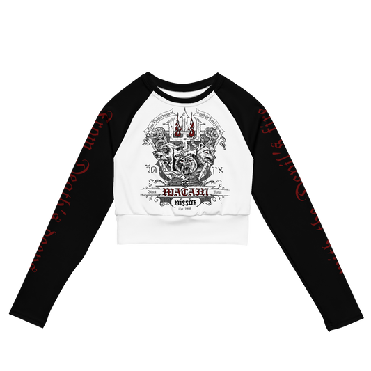 Watain Forever Lawless official long sleeve crop top by Metal Mistress