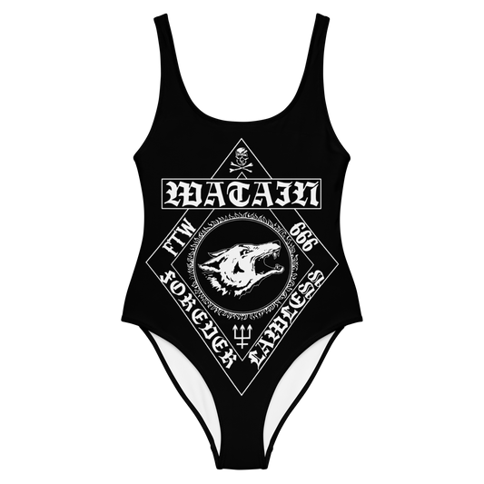 Watain Sworn to the Dark official one piece swimsuit by Metal Mistress