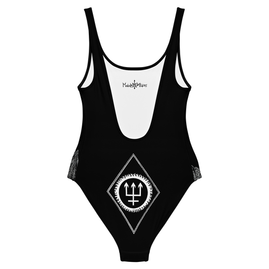 WATAIN Trident Wolf Eclipse One-Piece Swimsuit