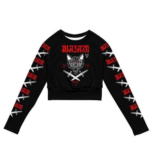 Watain Wild Hunt Era official long sleeve crop top by Metal Mistress