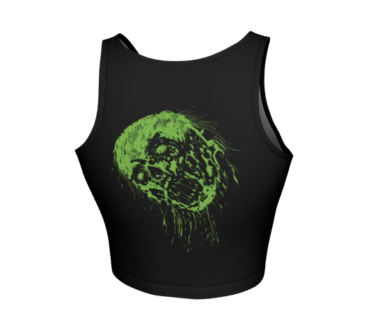 Hellfekted Woe to the Kingdom of Blood official fitted crop top by Metal Mistress