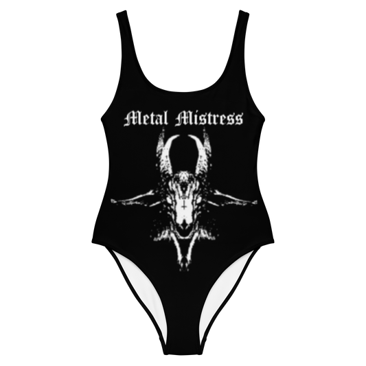 METAL MISTRESS Goat Head One-Piece Swimsuit