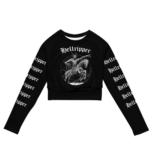 Hellripper - The Nuckelavee Official long sleeve crop top by Metal Mistress