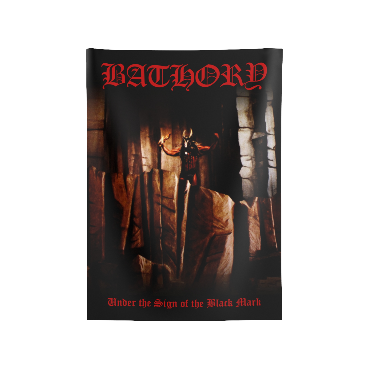 Bathory Under the Sign of the Black Mark Black Metal Textile Poster Flag