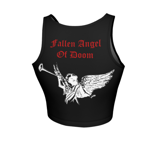BLASPHEMY Fallen Angel of Doom Official Fitted Crop Top