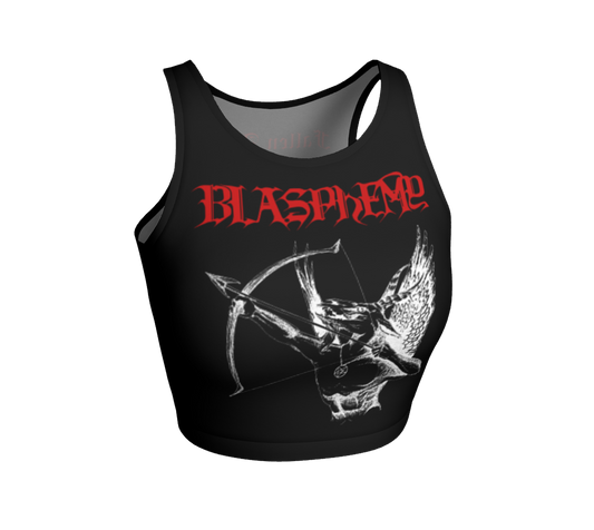 BLASPHEMY Fallen Angel of Doom Official Fitted Crop Top