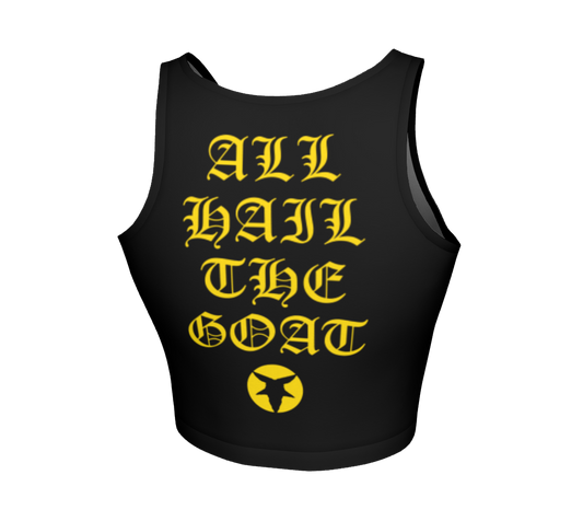 Hellripper Goat Kvlt Official Fitted Crop Top by Metal Mistress