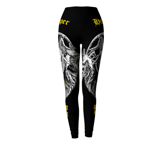 Hellripper - Goat Kvlt Official Leggings by Metal Mistress