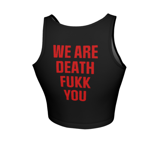 Sadistik Exekution We Are Death...Fukk You! Official Fitted Crop Top by Metal Mistress